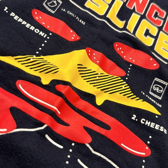 10/$10 science of a slide tshirt pizza medium 8 - Picture 2 of 3